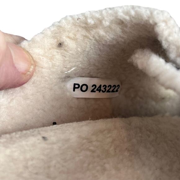 DV Dolce Vita Sparkle Sherpa Two Strap Sandals Womens 6.5 Footbed Comfort Silver - Picture 7 of 9